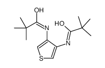 N-[4-(2,2-dimethylpropanoylamino)thiophen-3-yl]-2,2-dimethylpropanamide Structure