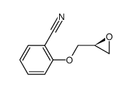 (S)-2-(Oxiran-2-ylmethoxy)benzonitrile Structure