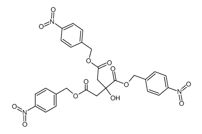 citric acid tris-(4-nitro-benzyl ester) Structure