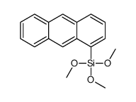 anthracen-1-yl(trimethoxy)silane结构式