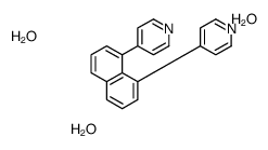 4-(8-pyridin-4-ylnaphthalen-1-yl)pyridine,trihydrate Structure