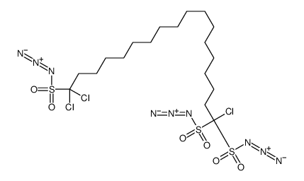 1,18,18-trichloro-1-N,1-N',18-N-tridiazooctadecane-1,1,18-trisulfonamide Structure