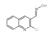 2-chloro-3-quinolinecarboxaldehyde oxime Structure