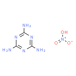 1,3,5-triazine-2,4,6-triamine mononitrate结构式