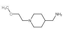 1-[1-(2-甲氧基乙基)哌啶-4-基]甲胺结构式