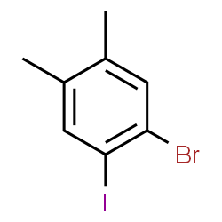 1-Bromo-4,5-dimethyl-2-iodobenzene Structure