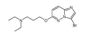 [3-(3-bromo-imidazo[1,2-b]pyridazin-6-yloxy)-propyl]-diethyl-amine Structure