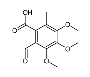 2-formyl-3,4,5-trimethoxy-6-methyl-benzoic acid结构式