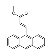 methyl 3-anthracen-9-ylprop-2-enoate结构式