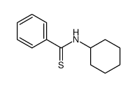 N-cyclohexylbenzenecarbothioamide结构式