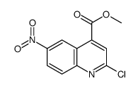methyl 2-chloro-6-nitroquinoline-4-carboxylate Structure