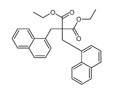 diethyl 2,2-bis(naphthalen-1-ylmethyl)propanedioate结构式