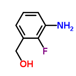 (3-氨基-2-氟苯基)甲醇结构式