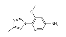5-Methoxy-6-(4-Methyl-1H-Imidazol-1-Yl)Pyridin-3-Amine Structure