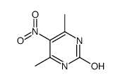 4,6-二甲基-5-硝基嘧啶-2-醇结构式