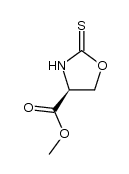 4(S)-(methoxycarbonyl)-1,3-oxazolidine-2-thione Structure