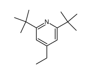 4-ethyl-2,6-diterbutylpyridine Structure