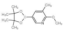 6-Methoxy-5-methylpyridine-3-boronic acid pinacol ester structure
