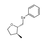 (2S,3S)-3-methyl-2-((phenylselanyl)methyl)tetrahydrofuran Structure