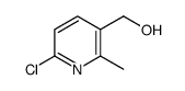 (6-氯-2-甲基吡啶-3-基)甲醇结构式