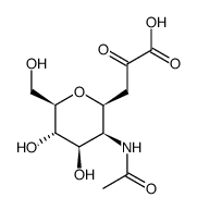 4,8-anhydro-N-acetylneuraminic acid结构式