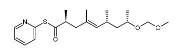 (2S,6R,8S,E)-S-pyridin-2-yl 8-(methoxymethoxy)-2,4,6-trimethylnon-4-enethioate结构式