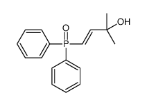 4-diphenylphosphoryl-2-methylbut-3-en-2-ol结构式