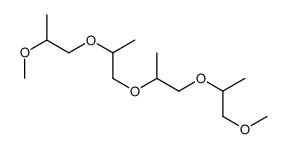1-methoxy-2-[2-[2-(2-methoxypropoxy)propoxy]propoxy]propane Structure