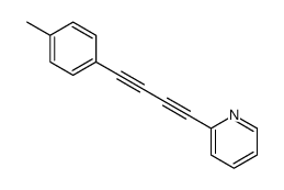 2-[4-(4-methylphenyl)buta-1,3-diynyl]pyridine结构式