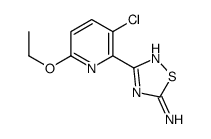 3-(3-氯-6-乙氧基-2-吡啶)-1,2,4-噻二唑-5-胺结构式