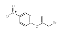 2-溴甲基-5-硝基苯并呋喃结构式