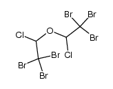 bis(2,2,2-tribromo-1-chloroethyl) ether结构式