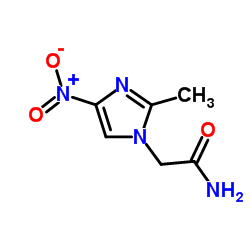 2-(2-Methyl-4-nitro-1H-imidazol-1-yl)acetamide结构式