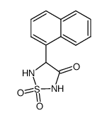 4-(1'-naphthyl)-3-oxo-1,2,5-thiadiazolidine 1,1-dioxide Structure
