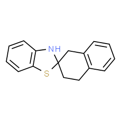 3',4'-二氢-1'H,3H-螺[1,3-苯并噻唑-2,2'-萘]结构式