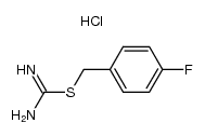 AMINO[(4-FLUOROBENZYL)SULFANYL]METHANIMINIUM CHLORIDE结构式