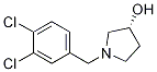 (R)-1-(3,4-二氯-苄基)-吡咯烷-3-醇结构式