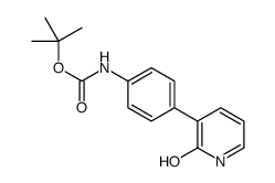 3-(4-BOC-氨基苯基)-2-羟基吡啶结构式