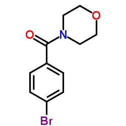 (4-Bromophenyl)(4-morpholinyl)methanone Structure