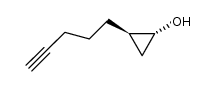 (1R,2R)-2-(pent-4-yn-1-yl)cyclopropan-1-ol Structure