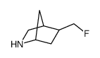 5-(fluoromethyl)-2-azabicyclo[2.2.1]heptane Structure