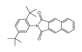 2-(2,5-ditert-butylphenyl)benzo[f]isoindole-1,3-dione Structure