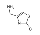 (2-chloro-5-methyl-1,3-thiazol-4-yl)methanamine Structure