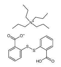 N,N,N-Tripropyl-1-propanaminium salt with 2,2'-dithiobis[benzoic acid] (1:1) Structure
