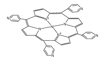 nickel(II) 5,10,15,20-tetra(4-pyridyl)porphyrin Structure