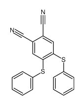 4,5-bis(phenylsulfanyl)benzene-1,2-dicarbonitrile结构式