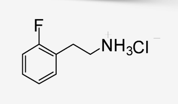 2-氟苯乙基氯化胺结构式