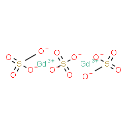 硫酸钆(III)结构式