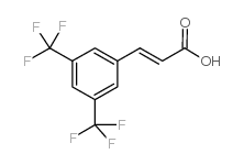 3,5-bis(trifluoromethyl)cinnamic acid Structure