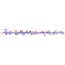 Amyloid β-Protein (3-40) trifluoroacetate salt Structure